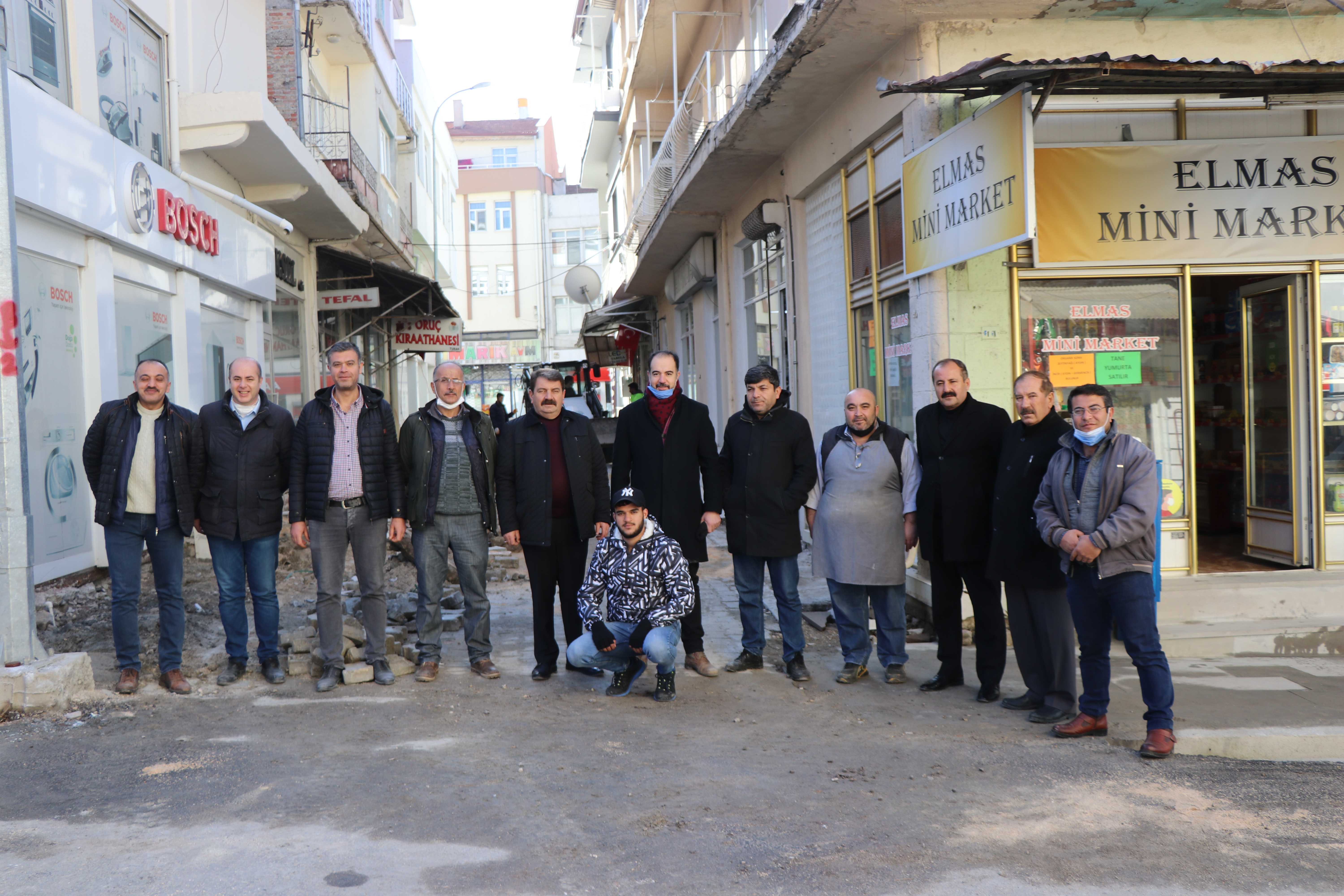 Tek Tip kaldırım çalışmalarımız yoğun ilgi görüyor