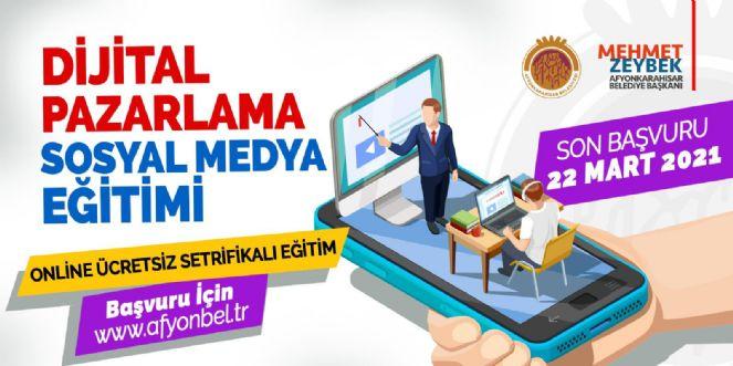 BELEDİYE'DEN DİJİTAL PAZARLAMA SOSYAL MEDYA EĞİTİMİ