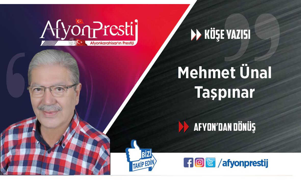 AFYON’DAN DÖNÜŞ