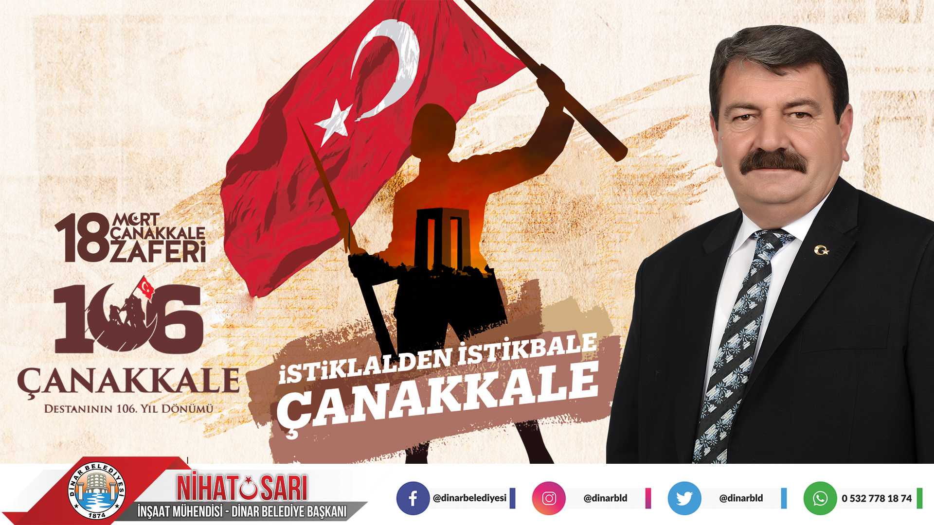 Başkan Sarı’dan 18 Mart Çanakkale Zaferi ve Şehitleri Anma Günü mesajı