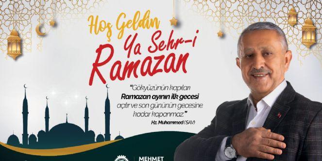 BAŞKAN MEHMET ZEYBEK’İN RAMAZAN AYI MESAJI