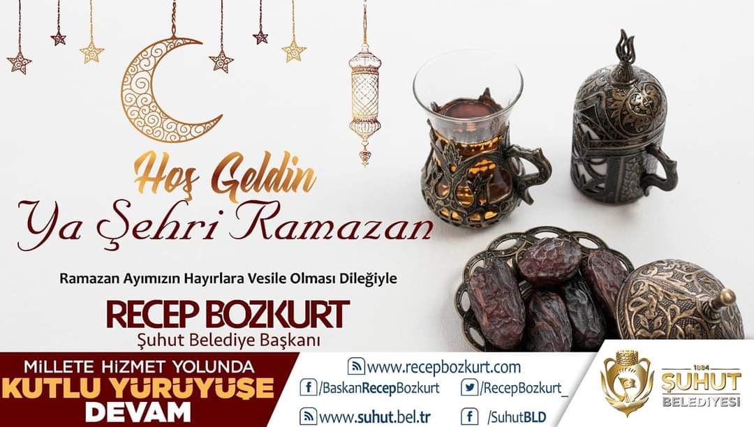 Başkan Bozkurt'tan Ramazan Ayı Mesajı