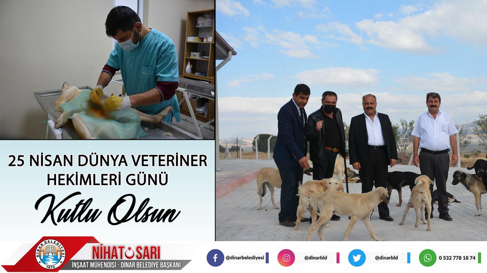 Başkan Sarı’dan Dünya Veteriner Hekimler günü mesajı