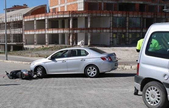 Afyon'da trafik kazası 1 yaralı