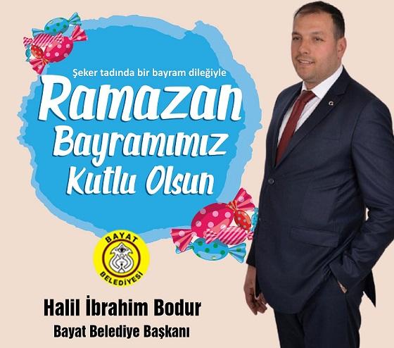 Başkan Bodur’dan Ramazan Bayramı mesajı