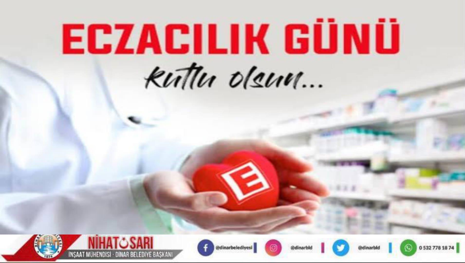 Başkan Nihat Sarı’dan Eczacılar Günü mesajı