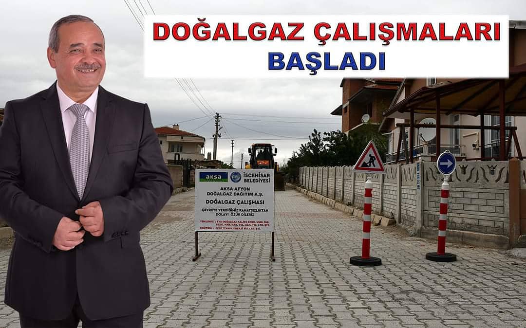 İscehisar'da Doğalgaz Çalışmaları Başladı