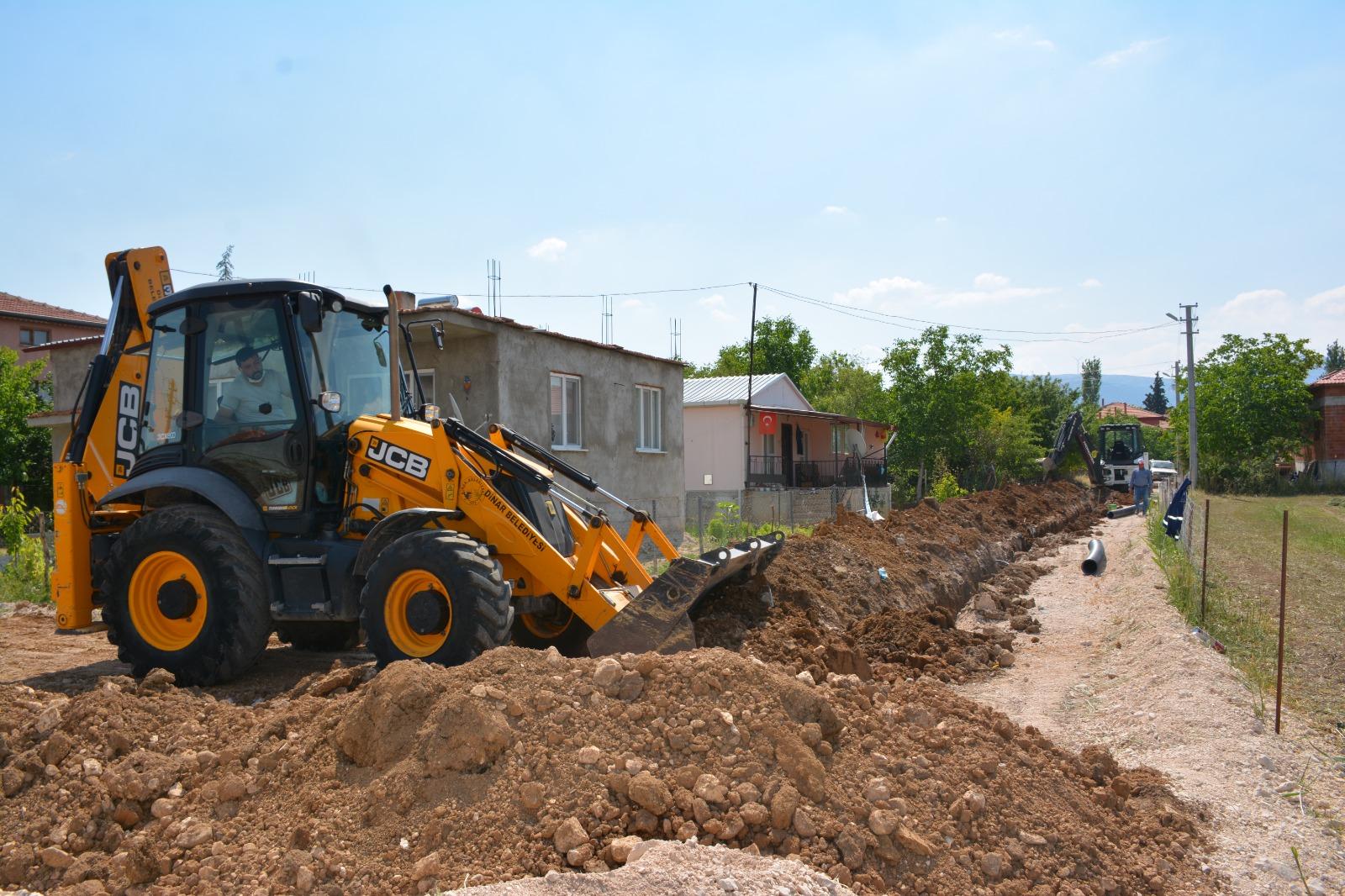 Belediyemiz alt yapı çalışmalarına aralıksız devam ediyor