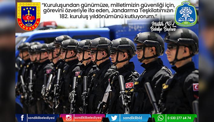 Jandarma Teşkilatımız 182 Yaşında