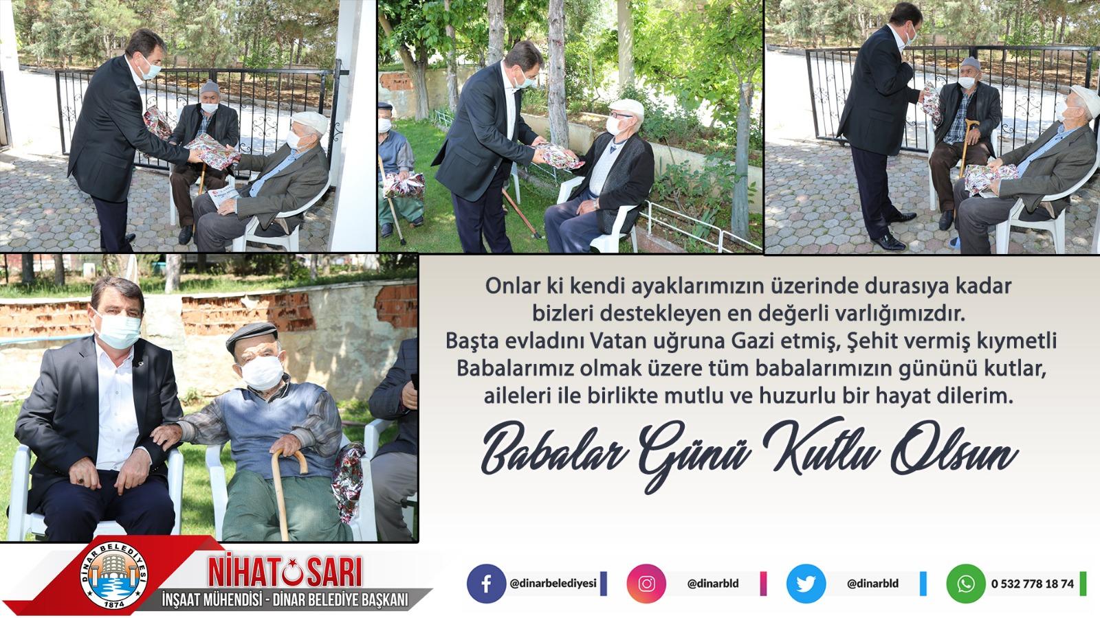 Başkan Sarı'dan Babalar Gününde anlamlı ziyaret