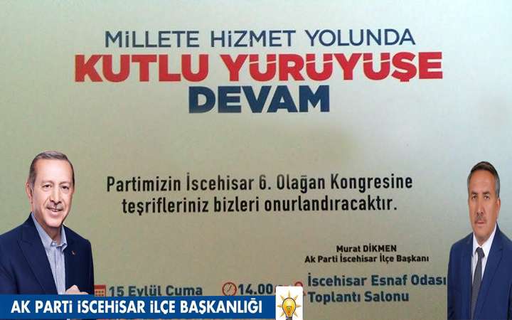 İscehisar Ak Parti İlçe Başkanlığında Kongre heyecanı başladı