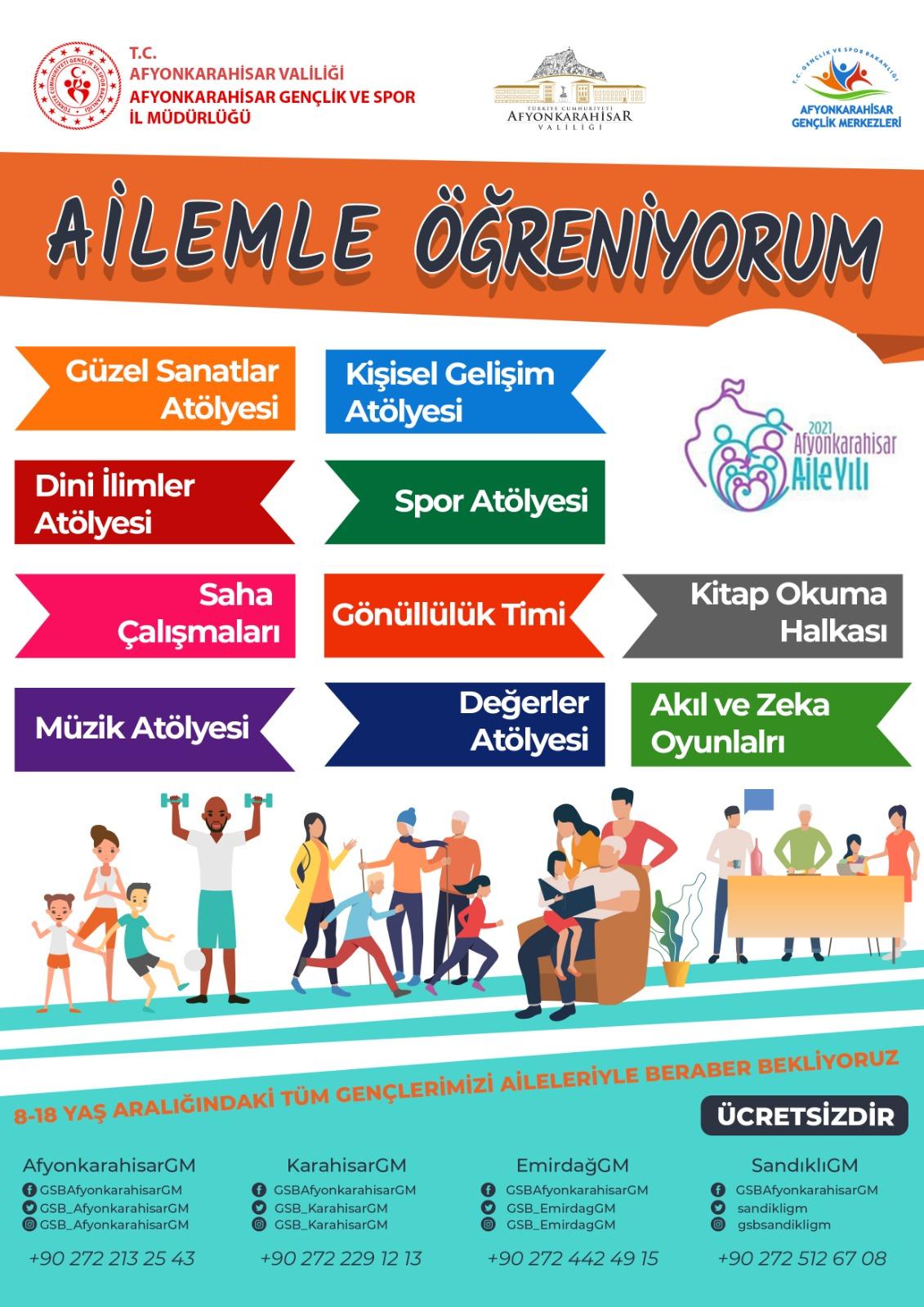 “Ailemle Öğreniyorum” projesine kayıtlar başladı