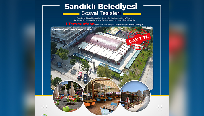 Sandıklı'da Parklar açıldı