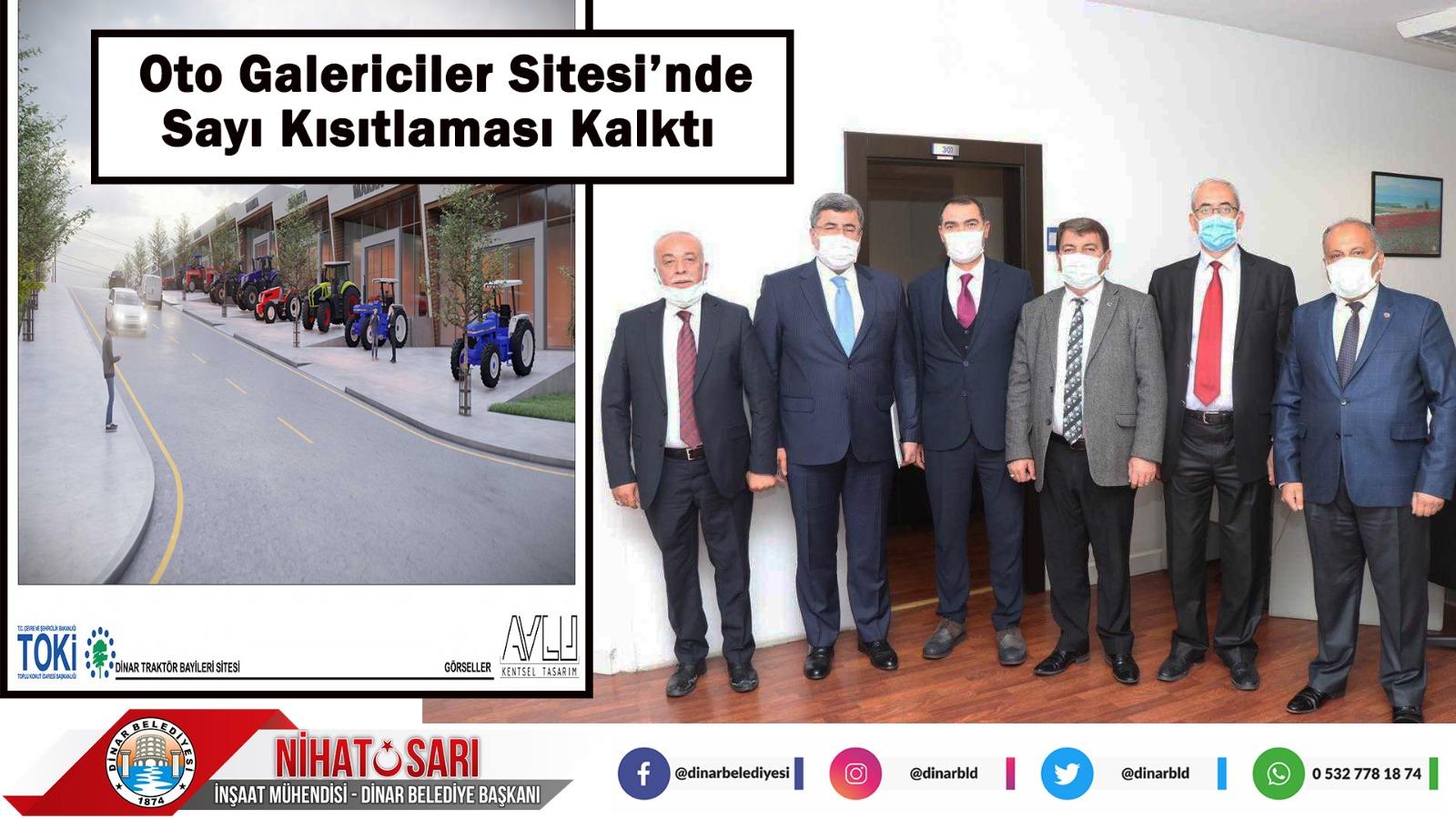 Dinar Oto Galericiler Sitesinde sayı kısıtlaması kalktı