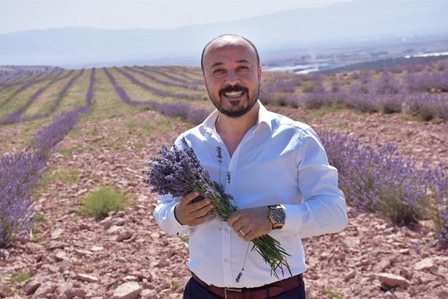 Başkan Taylan  Lavanta Tarlalarını İnceledi