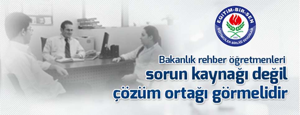 Rehber öğretmenler sorunların çözüm kaynağı