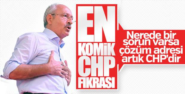 Nerede bir sorun varsa sorunun çözüm adresi artık CHP'dir