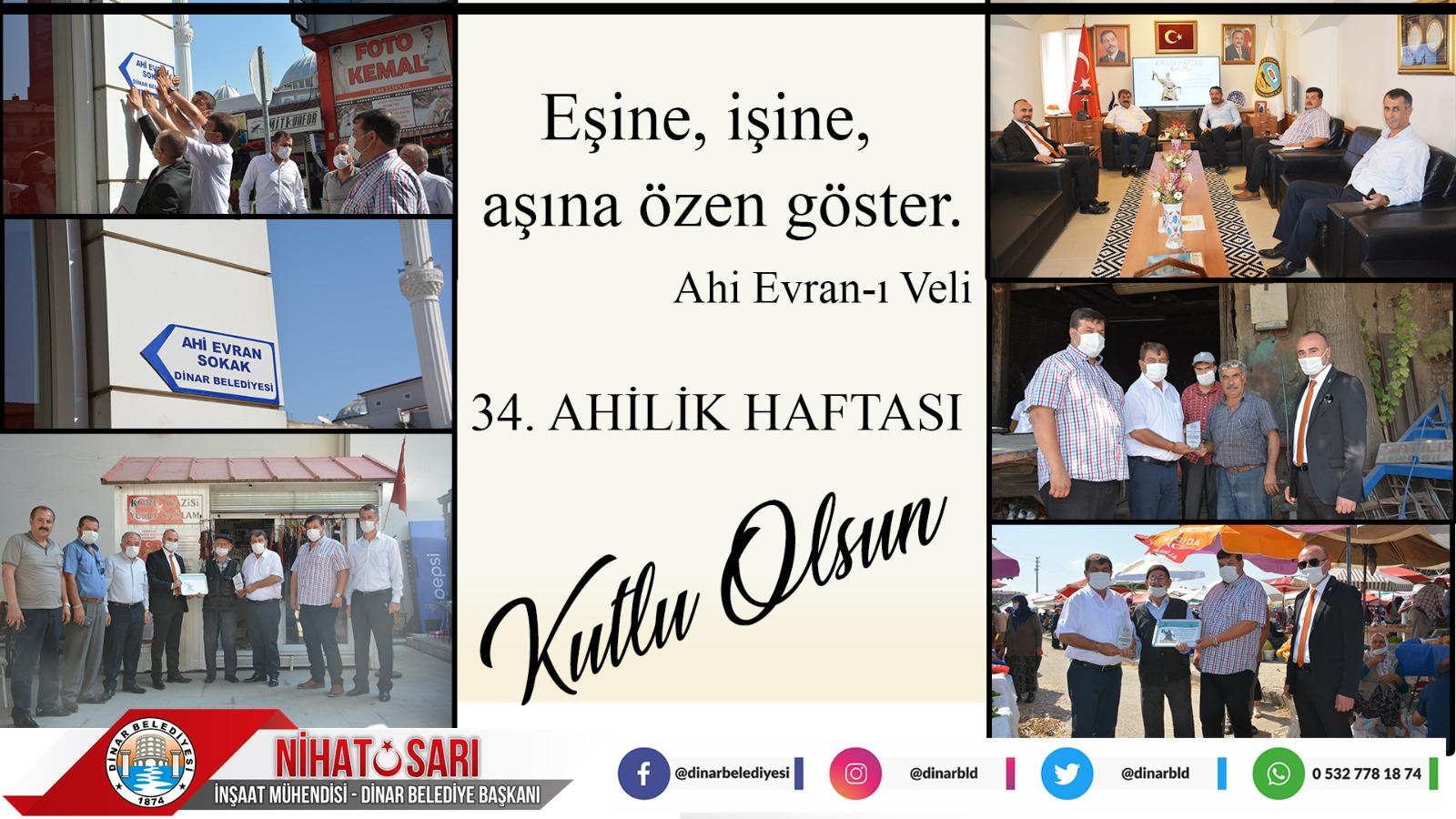 Başkan Sarı’dan Ahilik Haftası Kutlama Mesajı