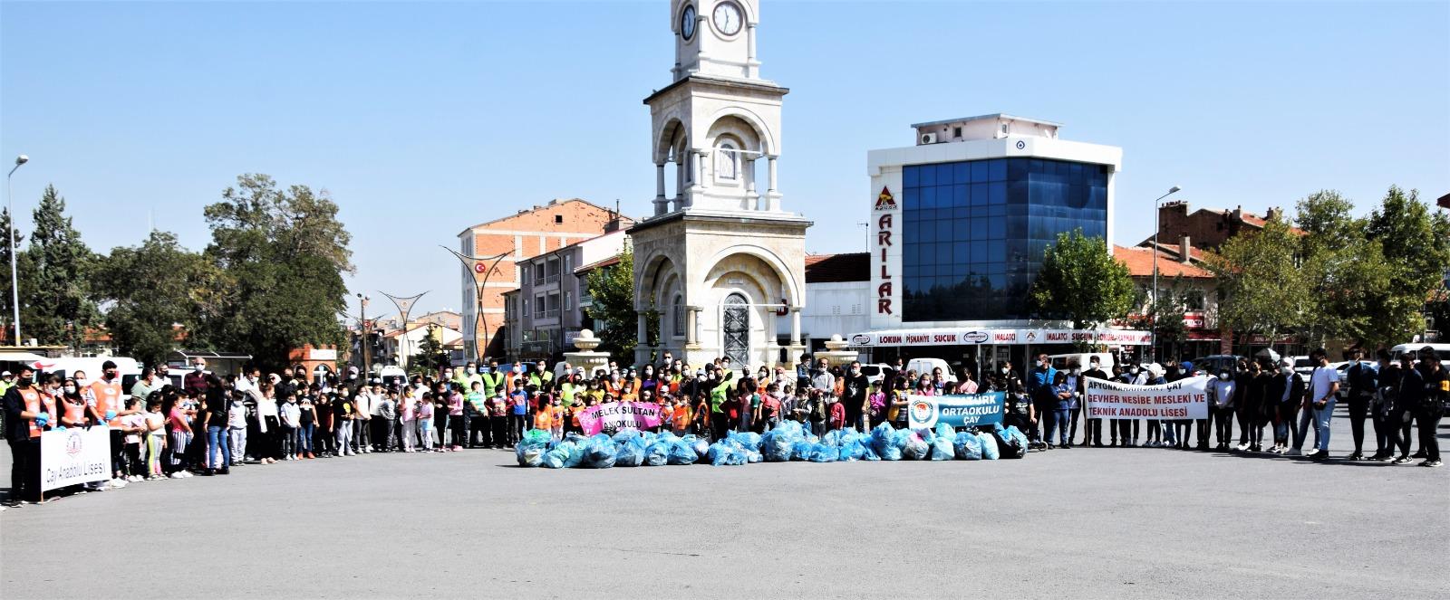 Çay’da Dünya Temizlik Günü Hareketi