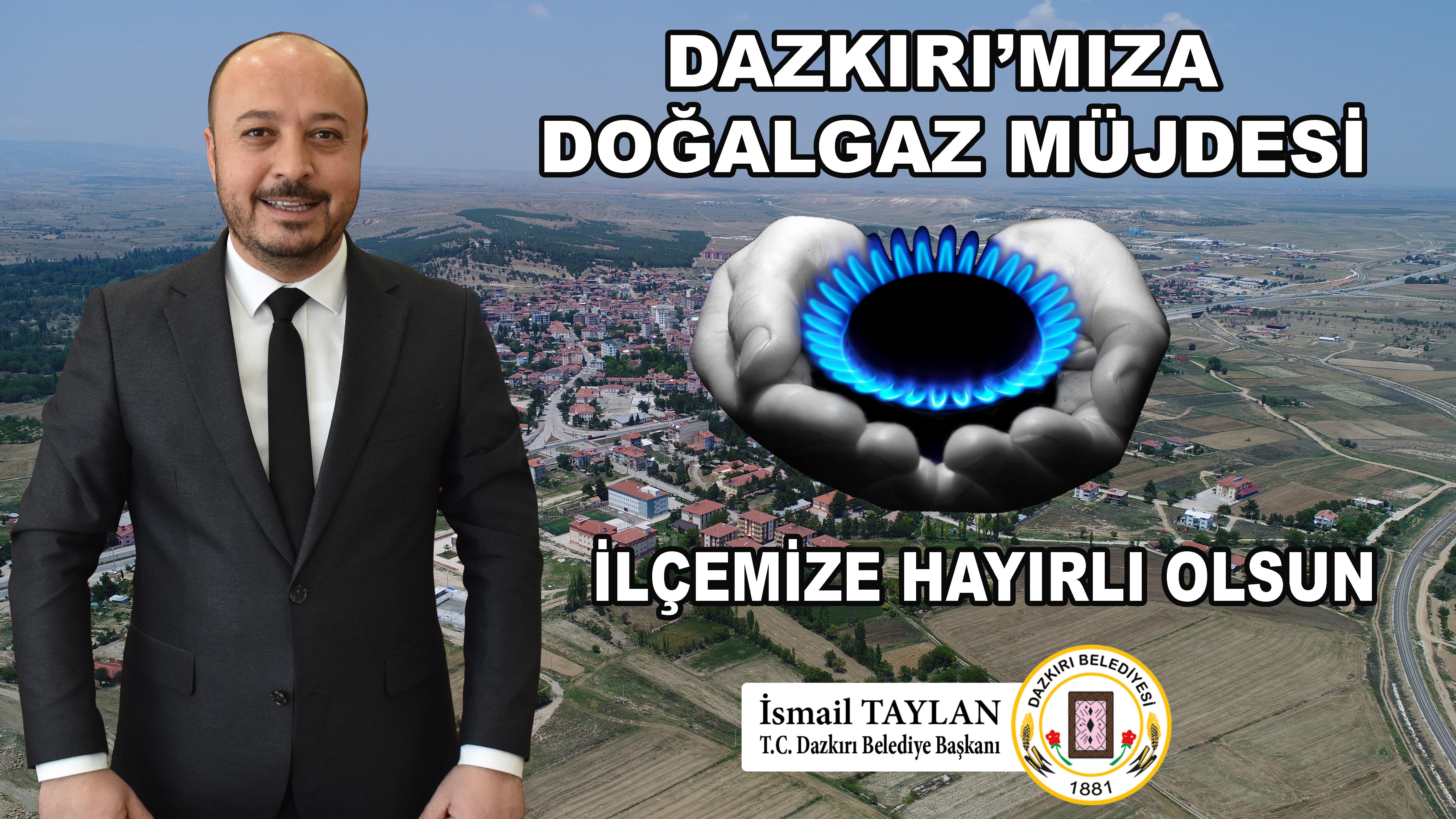 Dazkırı Belediye Başkanından doğalgaz müjdesi