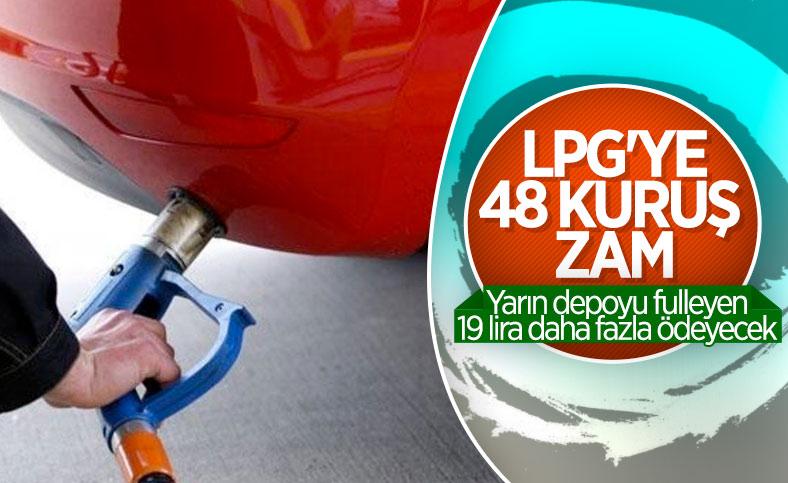 LPG'ye 48 kuruşluk zam