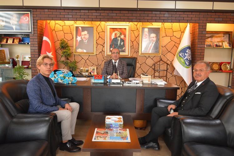 Türk Telekom Fen Lisesi Müdürlüğü’nden Başkan Çöl’e ziyaret