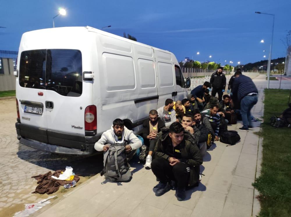 Afyon'da göçmenler yakalandı