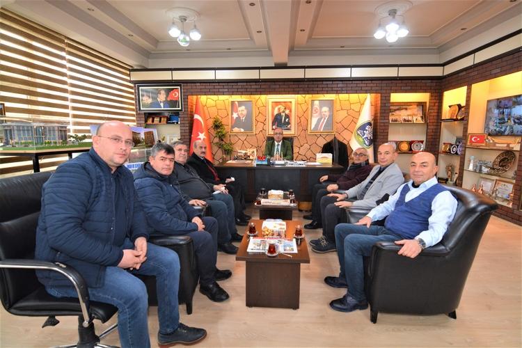 Derneklerden Başkan Mustafa Çöl’e ziyaret