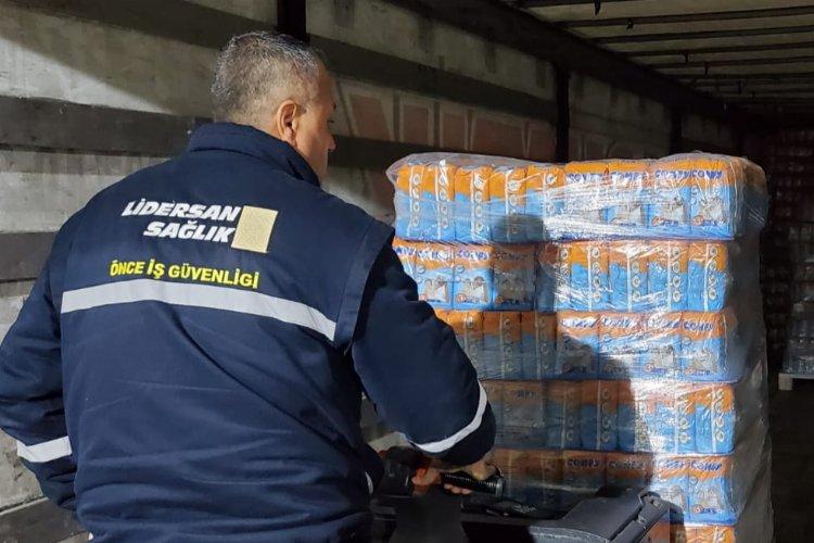 Gaziantep Büyükşehir'in insani yardım tırı Ukrayna için yola çıktı