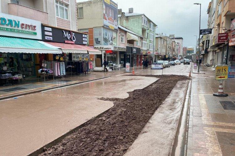 Kocaeli Körfez Ağadere Caddesi'nde altyapı çalışmaları tamamladı