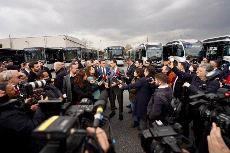 İstanbul'da 30 yeni metrobüs sahaya çıktı