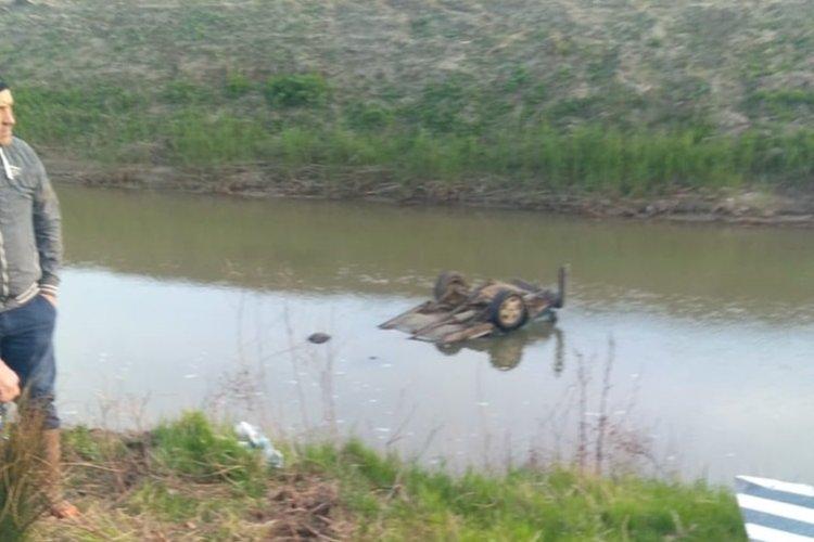 İpsala'da otomobil su kanalına düştü: 1 ölü