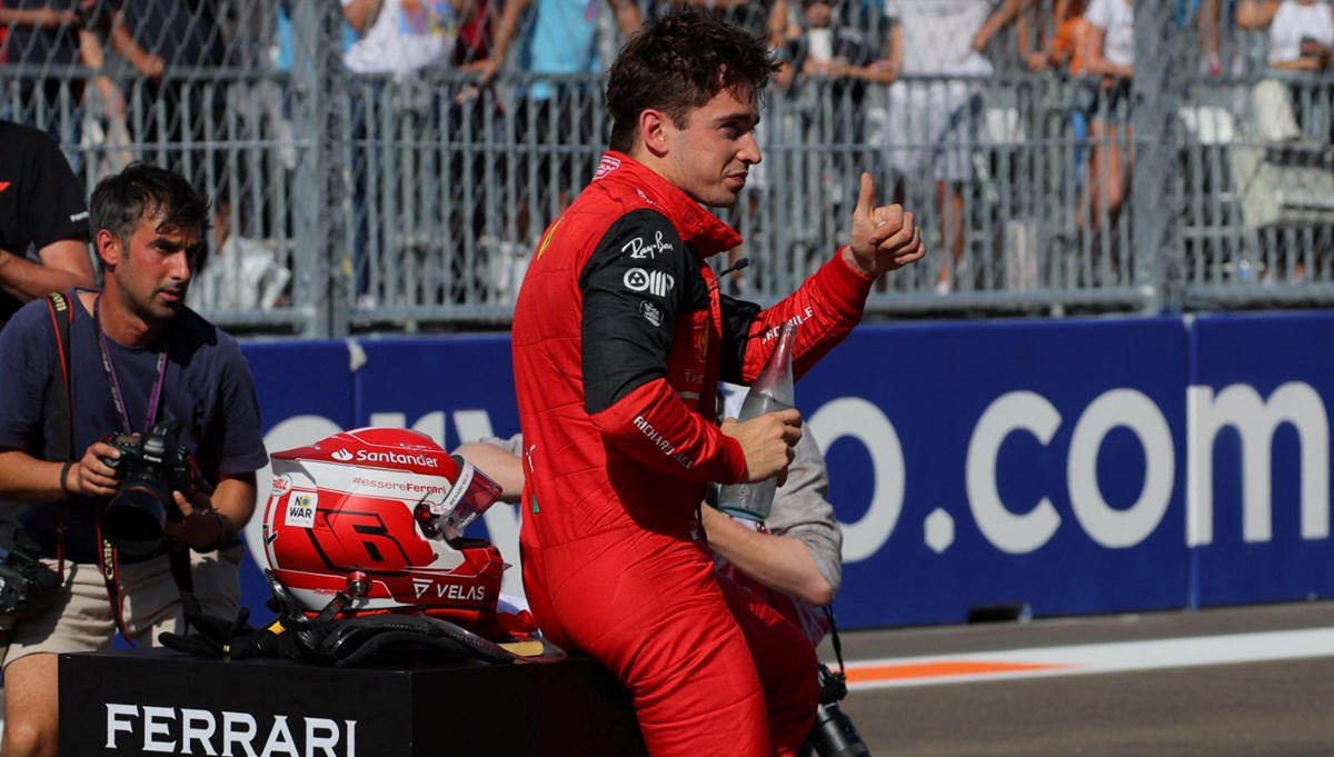 F1 Miami Grand Prix'sinde "pole" pozisyonu Leclerc'in