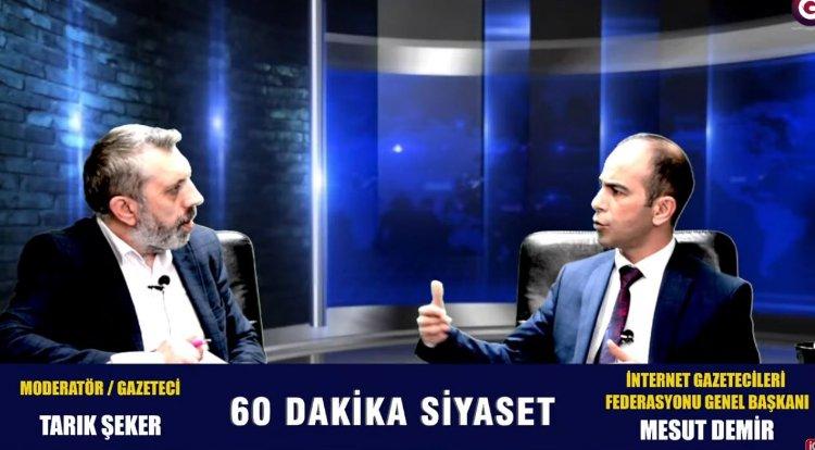 İGF Genel Başkanı Mesut Demir: Kurtuluş İnternet Gazeteciliği Yasası'nda