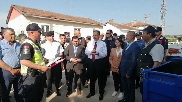 Bilecik'te Vali Kızılkaya'dan traktör sürücülerine uyarı