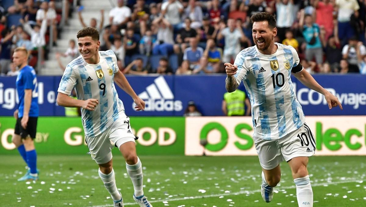 Messi'den 5 gollü resital