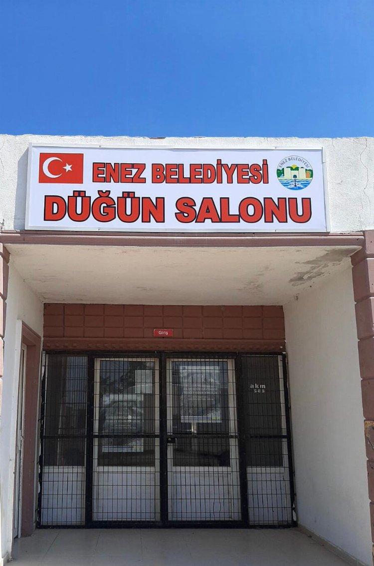 Edirne Enez Belediyesi'nden çiftlere 'düğün' hediyesi