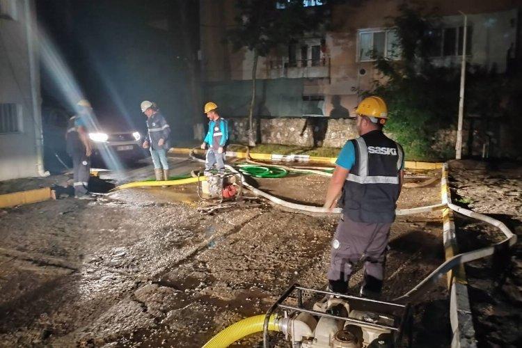 Sakarya Ferizli'de su baskınına SASKİ müdahalesi