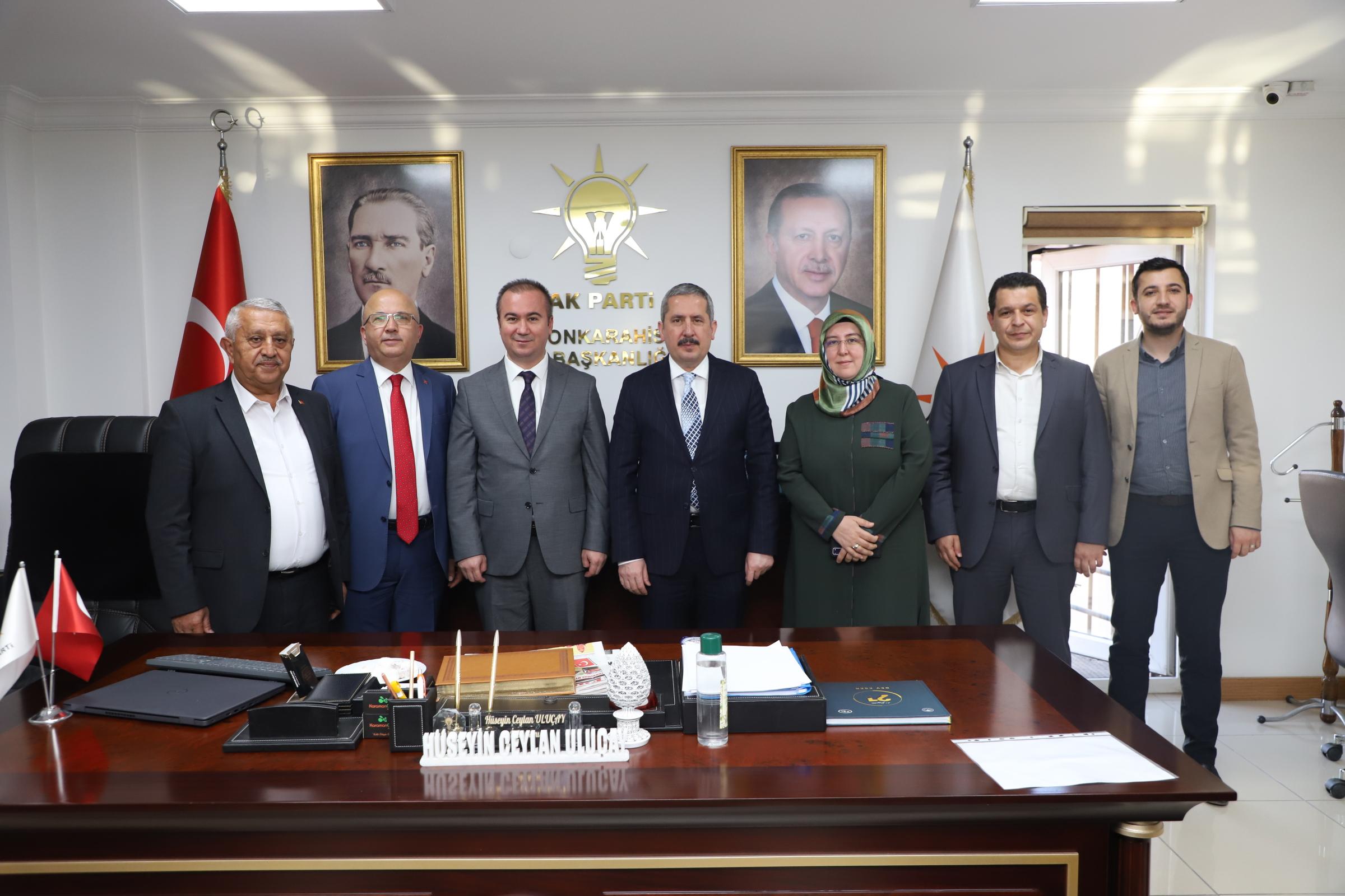 Bakan Yardımcısı Gürcan’dan AK Parti’ye ziyaret