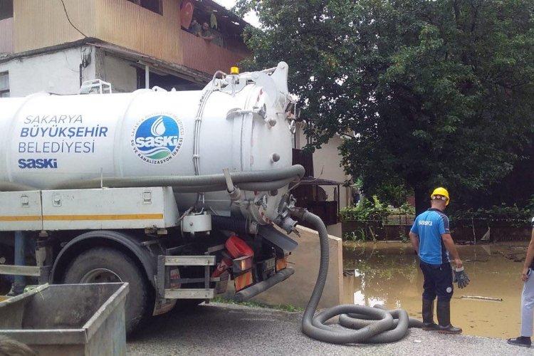 Sakarya'dan Düzce’ye vidanjör desteği