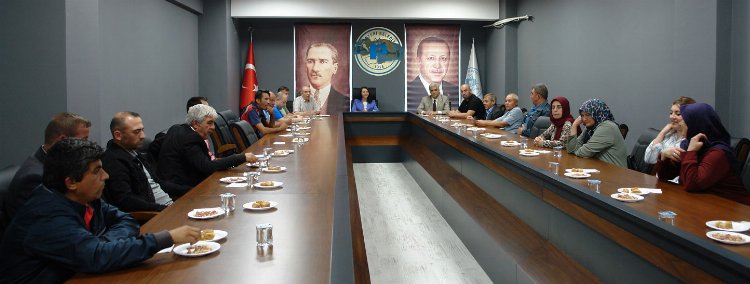 Bilecik Pazaryeri'nde personel bayramlaşması