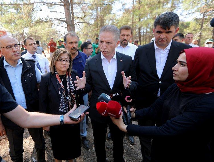 Gaziantep Burç Ormanı'ndaki yangın kontrol altında