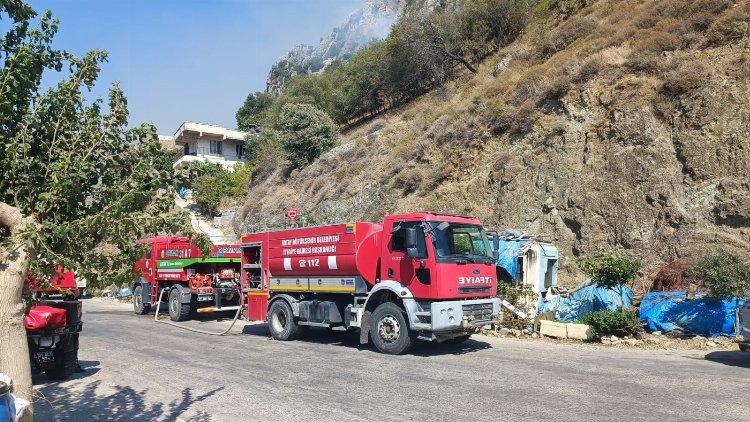 Hatay'da Habib-i Neccar Dağı'ndaki yangın kontrol altında