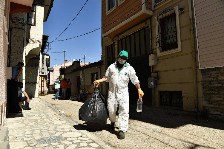 Bursa Osmangazi'deki çöp evden onlarca kedi çıktı