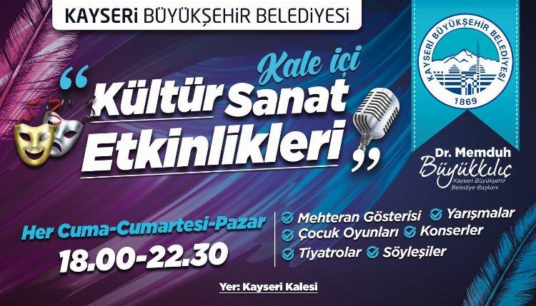 Kayseri'de Kale İçi etkinlikleri sürüyor