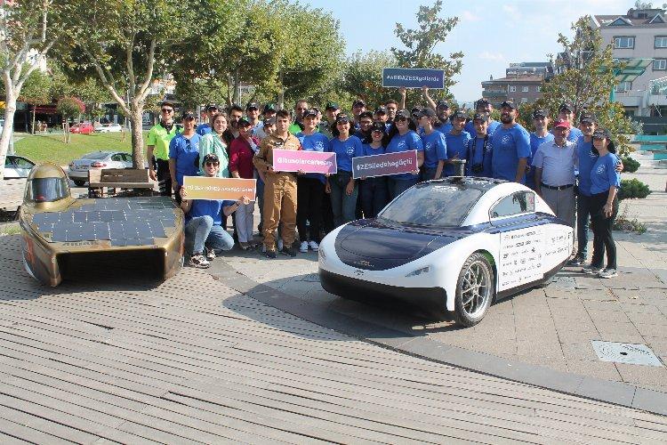 İTÜ ZES güneş arabası Bursa sokaklarında