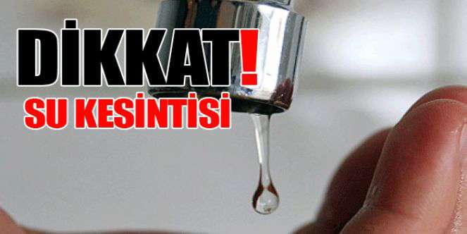 SU KESİNTİSİ