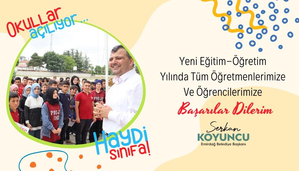 Başkan Koyuncu'dan Yeni Eğitim-Öğretim Yılı Kutlama Mesajı