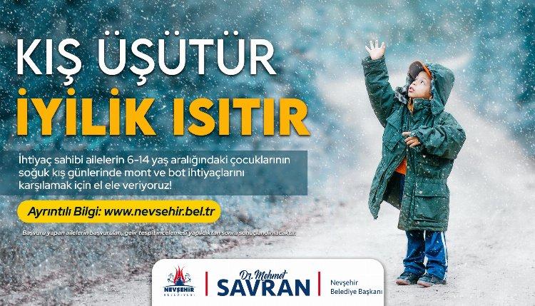Nevşehir Belediyesi'nden iç ısıtan kampanya