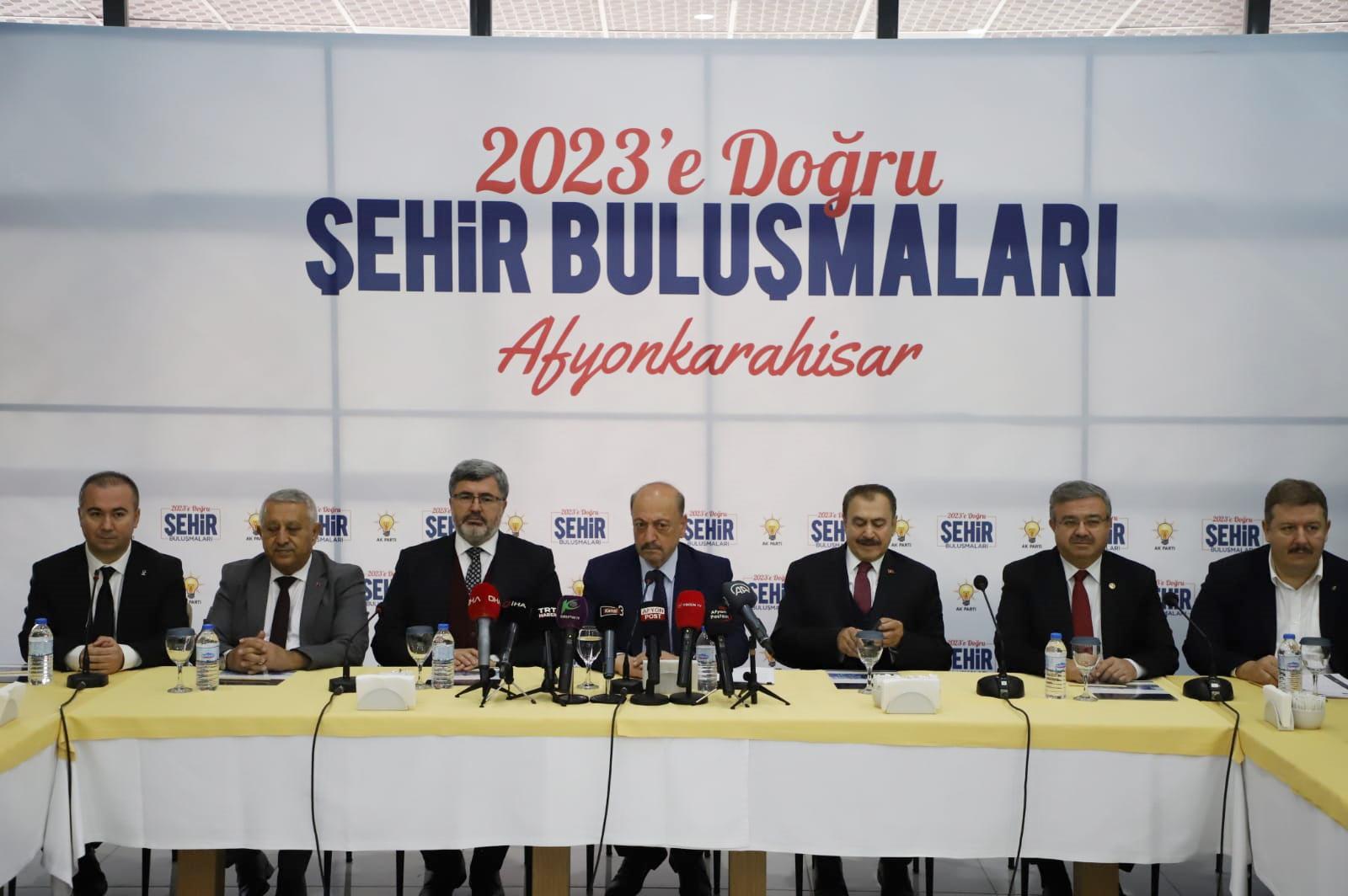 Bakan Bilgin, Afyonkarahisar 2023 şehir buluşmaları programına katıldı